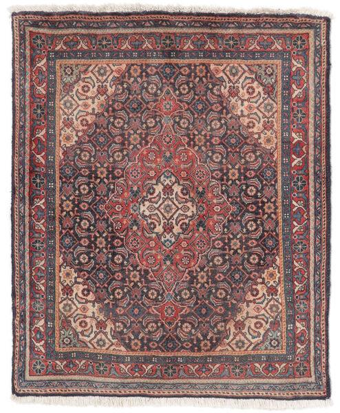  Hamadan Rug 66X78 Authentic
 Oriental Handknotted Black/Dark Red (Wool, Persia/Iran)