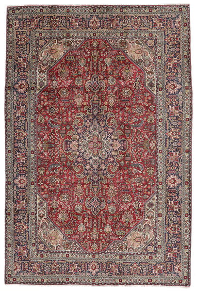  Tabriz Rug 201X295 Authentic
 Oriental Handknotted Dark Brown/Black (Wool, Persia/Iran)