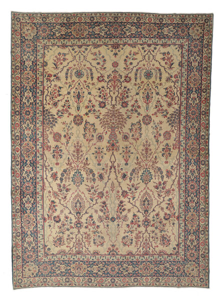  Antique Kerman Ca. 1900 Rug 291X405 Authentic
 Oriental Handknotted Dark Brown/Brown Large (Wool, Persia/Iran)