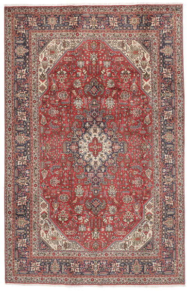  Tabriz Rug 200X308 Authentic
 Oriental Handknotted Dark Brown/Dark Red (Wool, Persia/Iran)