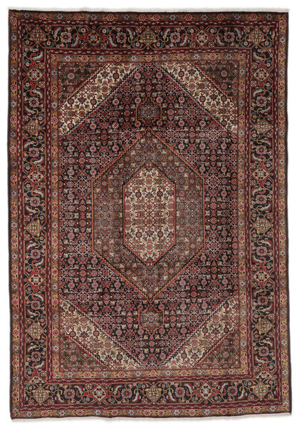  Tabriz Rug 205X290 Authentic
 Oriental Handknotted Black/Dark Brown (Wool, Persia/Iran)