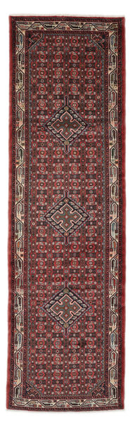 Hosseinabad Rug Rug 85X290 Runner
 Dark Red/Black (Wool, Persia/Iran)
