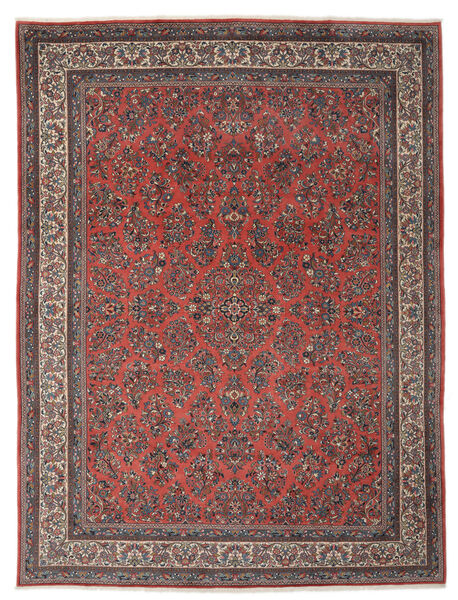 296X385 Sarouk Rug Oriental Dark Red/Black Large (Wool, Persia/Iran)