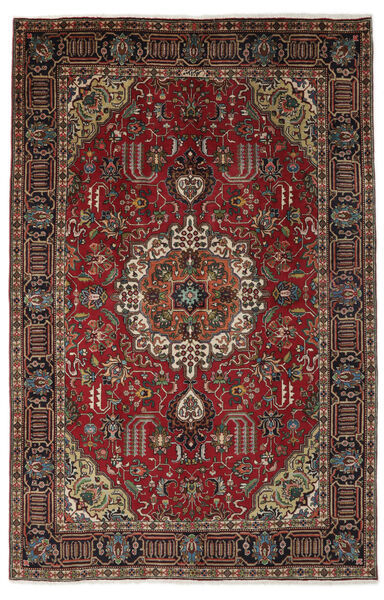  Tabriz Rug 202X306 Authentic
 Oriental Handknotted Black/Dark Brown (Wool, Persia/Iran)