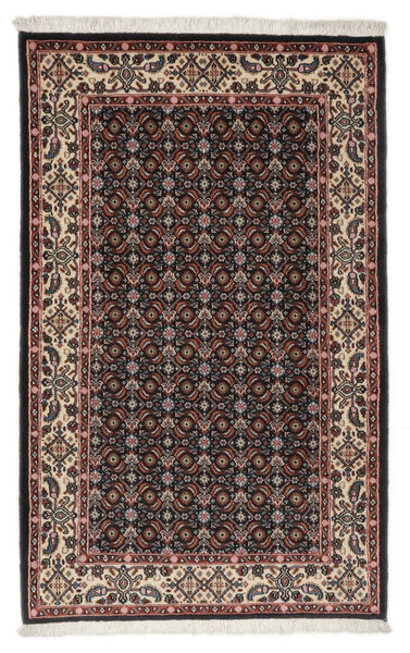  Moud Rug 80X129 Authentic
 Oriental Handknotted Black/Dark Brown (Wool/Silk, Persia/Iran)