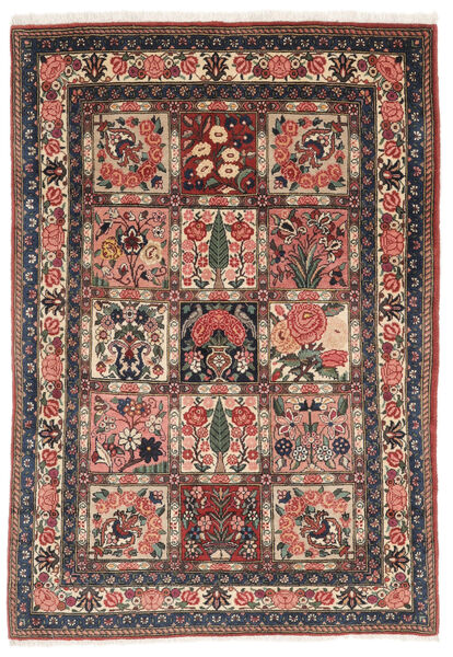  Bakhtiari Rug 100X147 Authentic
 Oriental Handknotted Dark Brown/Black (Wool, Persia/Iran)
