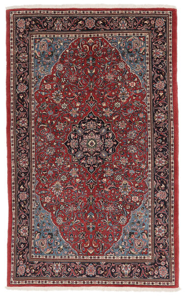  Sarouk Rug 133X217 Authentic
 Oriental Handknotted Black/Dark Brown (Wool, Persia/Iran)