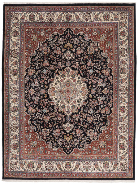  Sarouk Rug 213X284 Authentic
 Oriental Handknotted Black/Dark Brown (Wool, Persia/Iran)