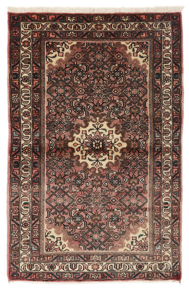  Hamadan Rug 100X152 Authentic
 Oriental Handknotted Black/Dark Brown (Wool, Persia/Iran)
