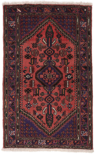  Zanjan Rug 100X158 Authentic
 Oriental Handknotted Black/Dark Brown (Wool, Persia/Iran)