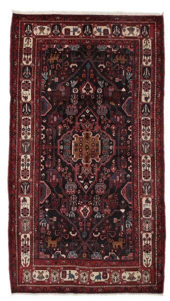  Oriental Nahavand Old Rug Rug 170X308 Black/Dark Red (Wool, Persia/Iran)