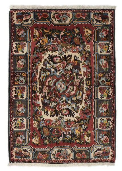  Hamadan Rug 112X160 Authentic
 Oriental Handknotted Black/Dark Brown (Wool, Persia/Iran)
