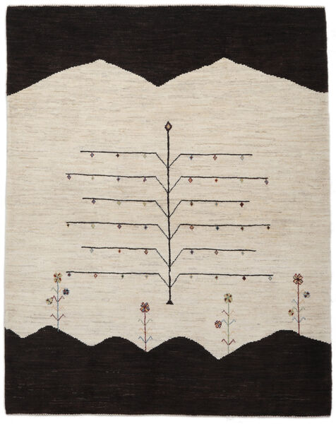  Gabbeh Persia Rug 153X198 Authentic
 Modern Handknotted Beige/Black (Wool, )