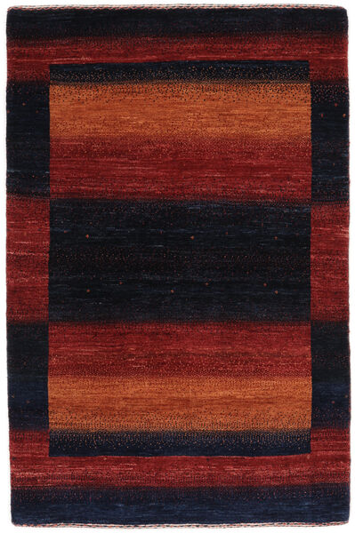  Loribaft Fine Persia Rug 90X136 Persian Wool Rug Black/Dark Red Small Rug 