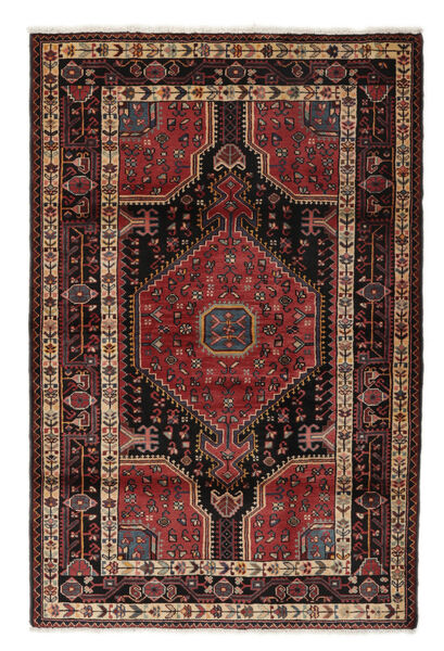  Toiserkan Rug 115X174 Authentic
 Oriental Handknotted Black/Dark Brown (Wool, Persia/Iran)