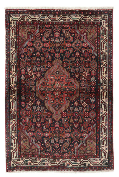  Asadabad Rug 100X151 Authentic
 Oriental Handknotted Black/Dark Brown (Wool, Persia/Iran)