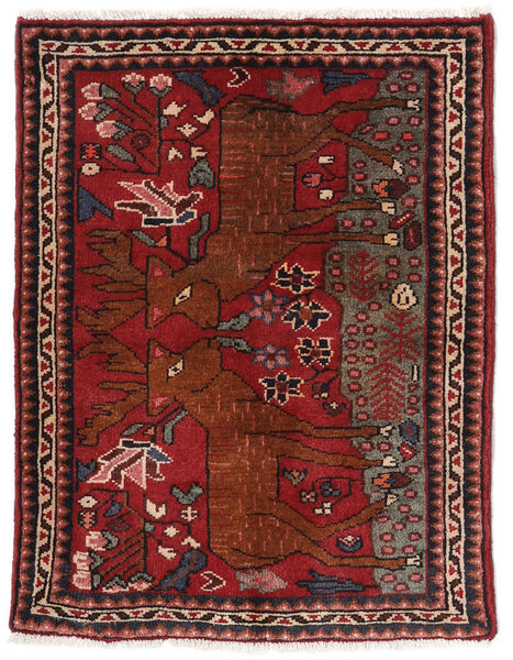 Asadabad Rug 61X87 Authentic
 Oriental Handknotted Black/Dark Red (Wool, Persia/Iran)