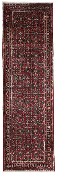  Oriental Hosseinabad Rug Rug 104X388 Runner
 Black/Dark Red (Wool, Persia/Iran)