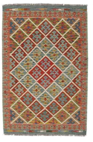  Kilim Afghan Old Style Rug 123X185 Authentic
 Oriental Handwoven Dark Brown/Beige (Wool, Afghanistan)