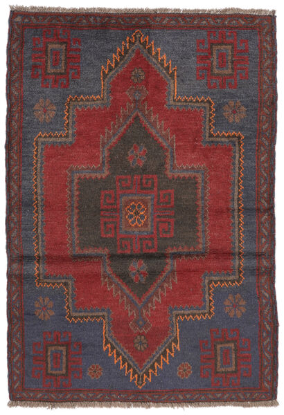  Baluch Rug 90X131 Authentic
 Oriental Handknotted Black/Dark Brown (Wool, Afghanistan)