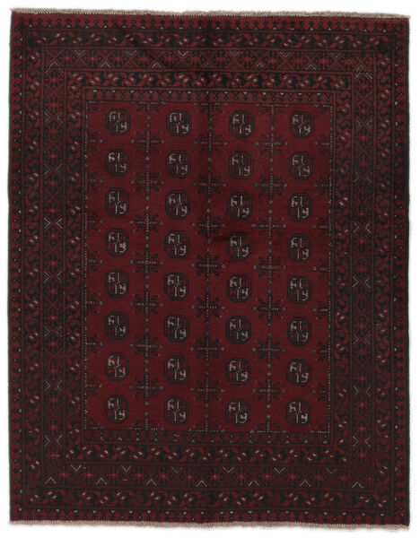  Afghan Rug 150X192 Authentic
 Oriental Handknotted Black (Wool, Afghanistan)