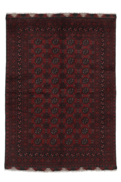  Afghan Rug 145X197 Authentic
 Oriental Handknotted Black/Dark Purple (Wool, Afghanistan)