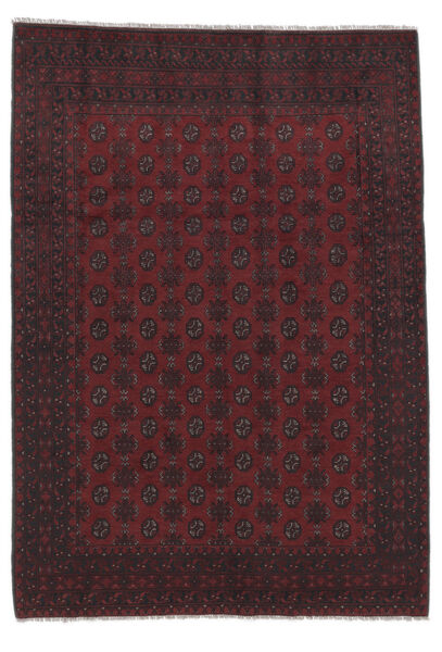 Afghan Rug 197X285 Authentic
 Oriental Handknotted Black/Beige (Wool, Afghanistan)