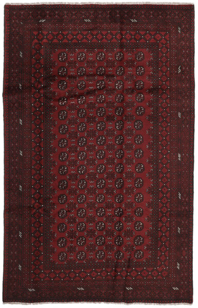  Afghan Rug 188X298 Authentic
 Oriental Handknotted Black (Wool, Afghanistan)