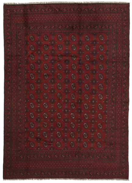  Afghan Rug 200X281 Authentic
 Oriental Handknotted Black (Wool, Afghanistan)
