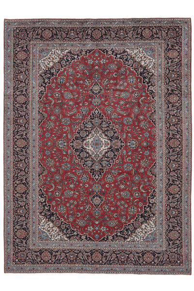  Keshan Rug 280X384 Authentic
 Oriental Handknotted Dark Brown/Black Large (Wool, Persia/Iran)