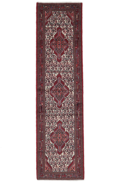  Oriental Asadabad Rug Rug 86X315 Runner
 Black/Dark Red (Wool, Persia/Iran)