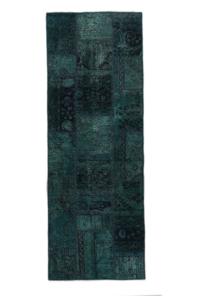  Patchwork - Persien/Iran 73X205 Vintage Persian Wool Rug Black Small Rug 