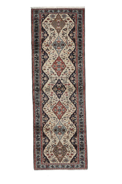 97X293 Hamadan Rug Rug Oriental Runner
 Black/Dark Red (Wool, Persia/Iran)