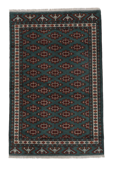  Persian Turkaman Rug 155X238 Black/Brown 