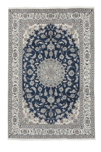  Nain Rug 194X298 Authentic
 Oriental Handknotted White/Creme/Black (Wool, Persia/Iran)