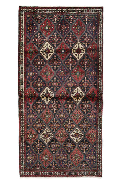  Afshar Rug 108X220 Authentic
 Oriental Handknotted Black/White/Creme (Wool, Persia/Iran)