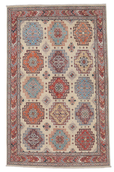  Kazak Rug 164X260 Authentic
 Oriental Handknotted Dark Brown/Beige (Wool, Afghanistan)