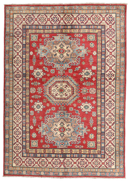  Kazak Rug 148X207 Authentic
 Oriental Handknotted Dark Brown/Crimson Red (Wool, Afghanistan)