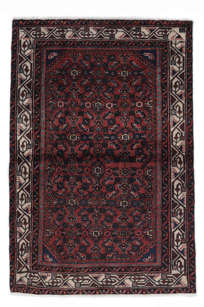  Hamadan Rug 98X151 Authentic
 Oriental Handknotted Black/White/Creme (Wool, Persia/Iran)
