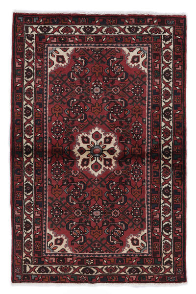  Hosseinabad Rug 99X151 Authentic
 Oriental Handknotted Black/Dark Red (Wool, Persia/Iran)