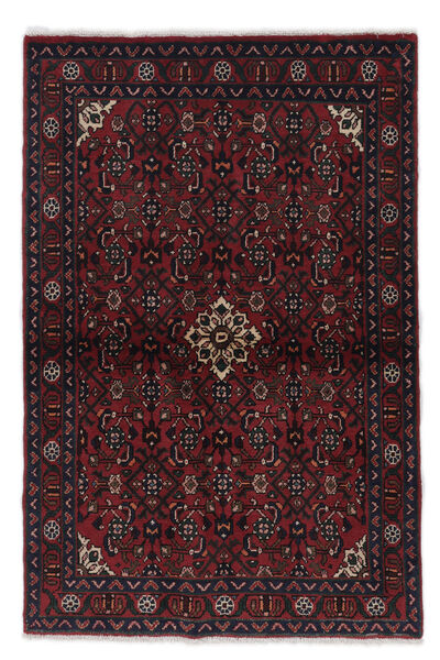  Hosseinabad Rug 101X154 Authentic
 Oriental Handknotted Black/White/Creme (Wool, Persia/Iran)