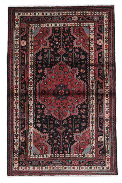  Persian Toiserkan Rug 107X164 Black/Dark Red (Wool, Persia/Iran)