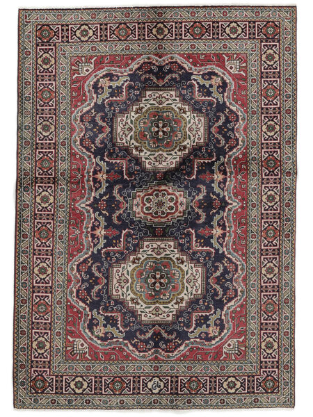  Tabriz Rug 137X197 Authentic
 Oriental Handknotted White/Creme/Dark Brown (Wool, Persia/Iran)