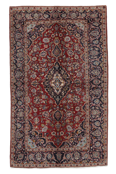  Keshan Rug 147X244 Authentic
 Oriental Handknotted Black/Dark Brown (Wool, Persia/Iran)