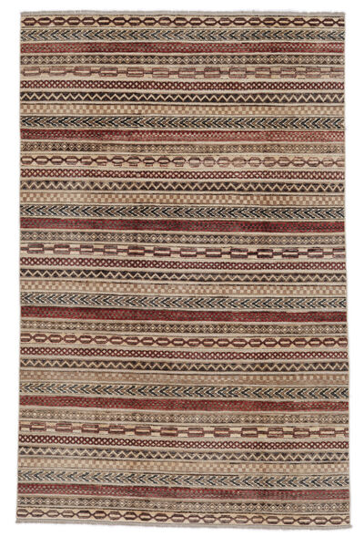  185X293 Striped Modern Afghan Fine Rug Wool, 