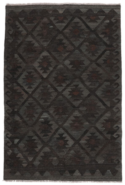 128X187 Kilim Ariana Rug Modern Black (Wool, Afghanistan)