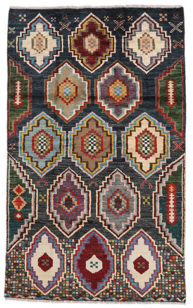  Moroccan Berber - Afghanistan Rug 118X195 Authentic
 Modern Handknotted Black/Dark Brown (Wool, Afghanistan)