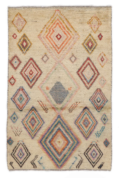  Moroccan Berber - Afghanistan Rug 82X130 Authentic
 Modern Handknotted Brown/White/Creme (Wool, Afghanistan)