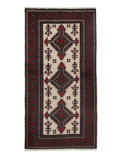 Authentic
 Rug Baluch Rug 103X194 Black/Orange (Wool, Persia/Iran)