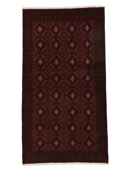  Persian Baluch Rug Rug 98X176 Black (Wool, Persia/Iran)